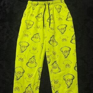 The Grinch Green Fleece Joggers - Neon/Green